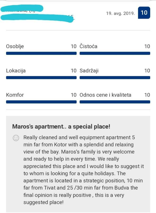 Apartments Marko Maros Kotor Exteriör bild